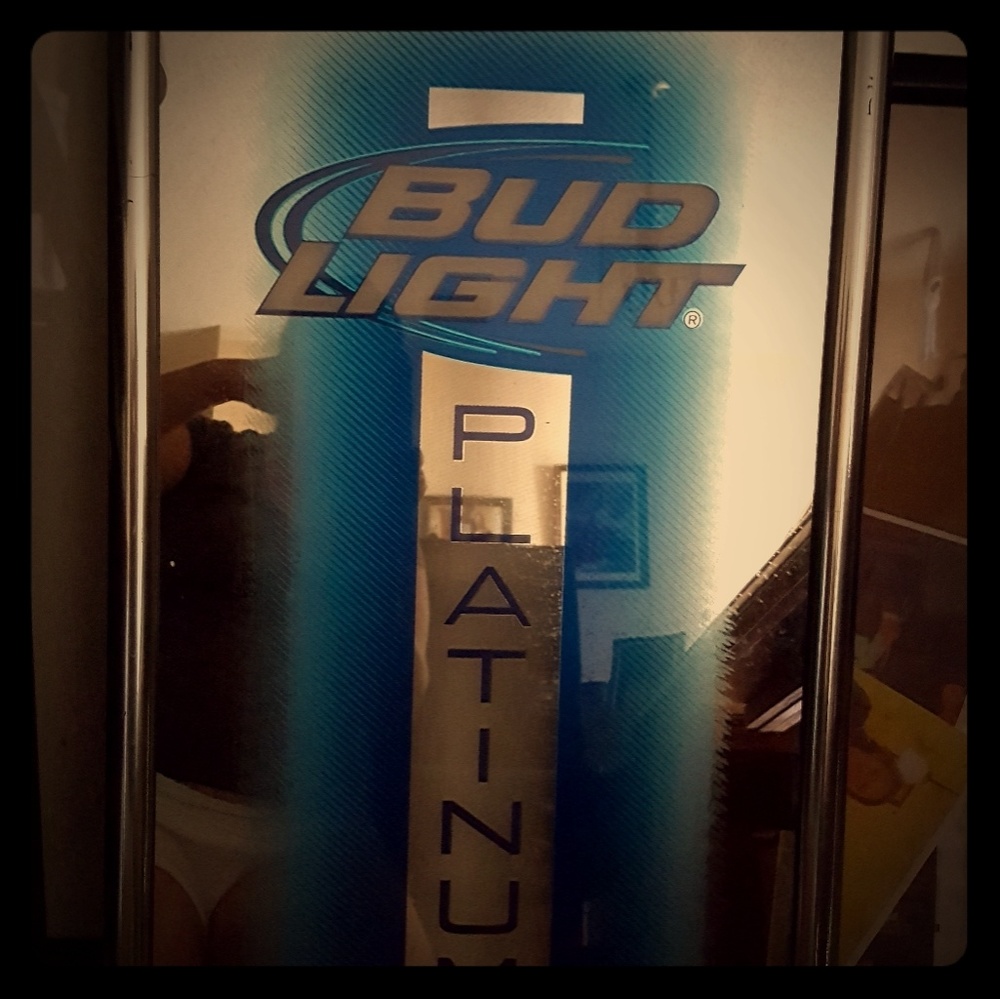 Bud light mirror collectable
